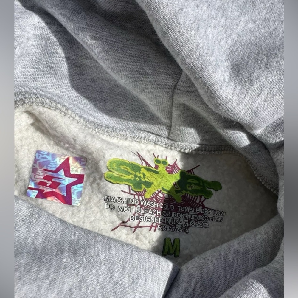 Grey Spider hoodie